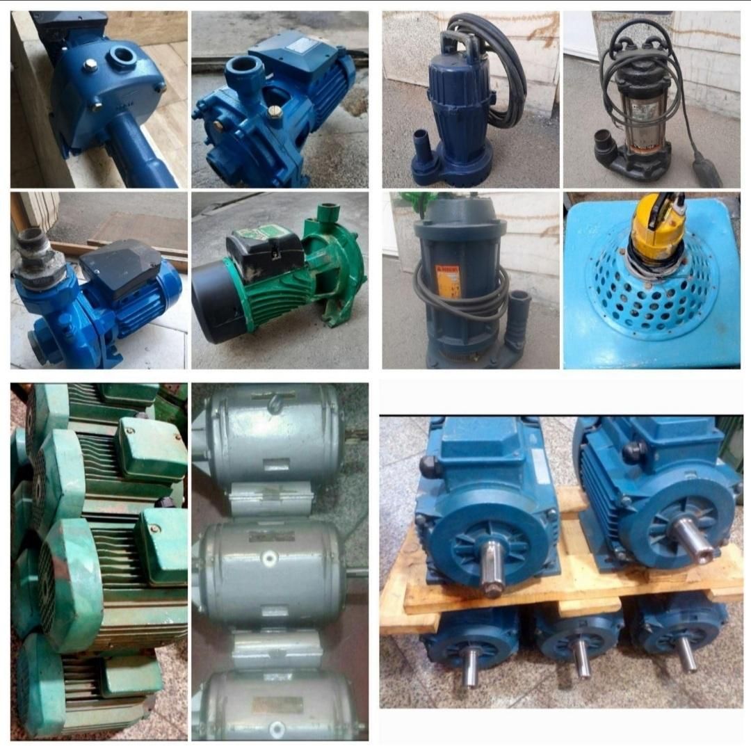 خرید فروش معاوضه پمپ کفکش الکتروموتور دینام|ماشین‌آلات صنعتی|کرج, چهارصد دستگاه|دیوار