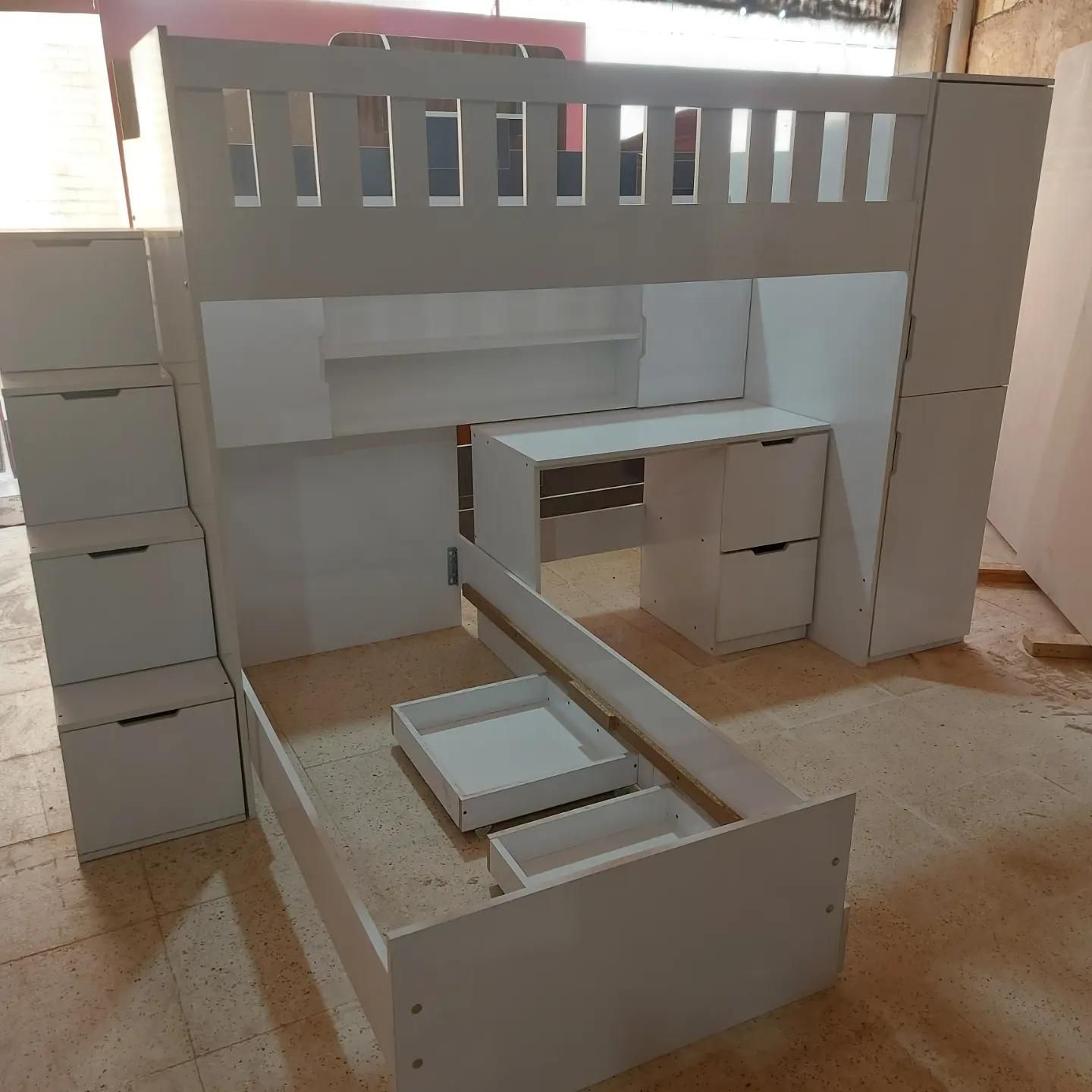 تولیدی تخت دوطبقه رویال مدل ال۷۷۷|تخت و سرویس خواب|برخوار, |دیوار