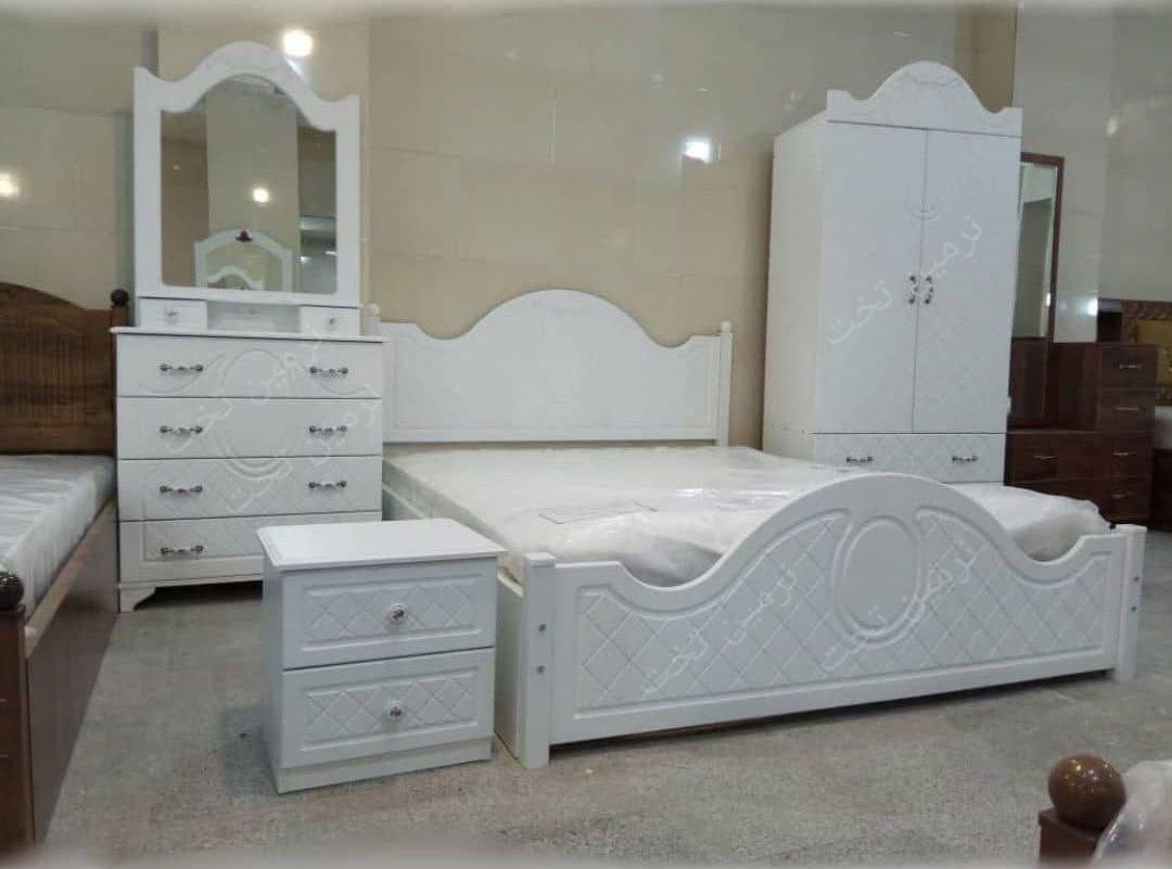 تخت خواب دونفره ارامش|تخت و سرویس خواب|کرج, ساسانی (قلمستان)|دیوار