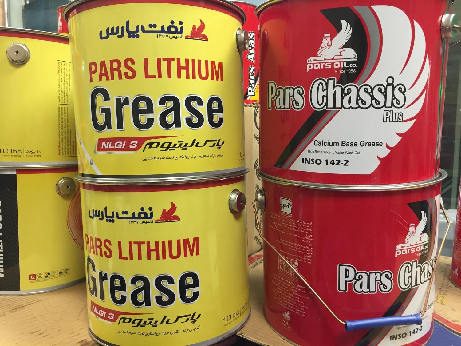گریس نفت پارس(گریس پارس شاسی و گریس پارس لیتیوم)|عمده‌فروشی|تهران, سرخه حصار|دیوار