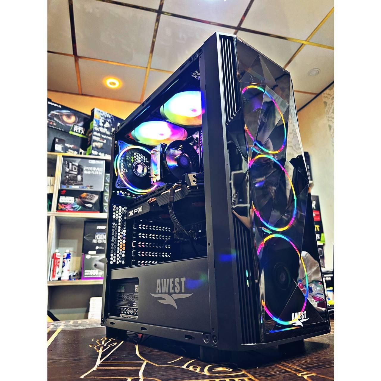 کامپیوتر گیمینگ 8 گیگ گرافیک ۱۶ گیگ رم3570k rgb i5|رایانه رومیزی|تهران, شهر‌زیبا|دیوار