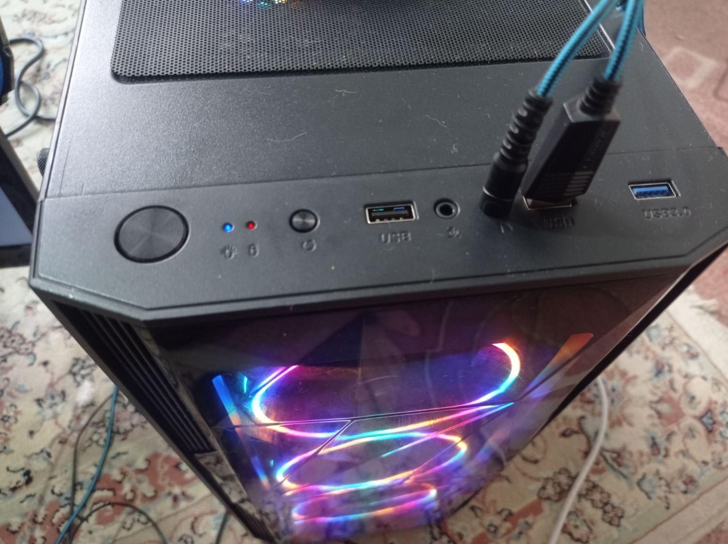 کامپیوتر گیمینگ rx580 8g نسل 9 pc سیستم کیس گرافیک|رایانه رومیزی|پاکدشت, |دیوار