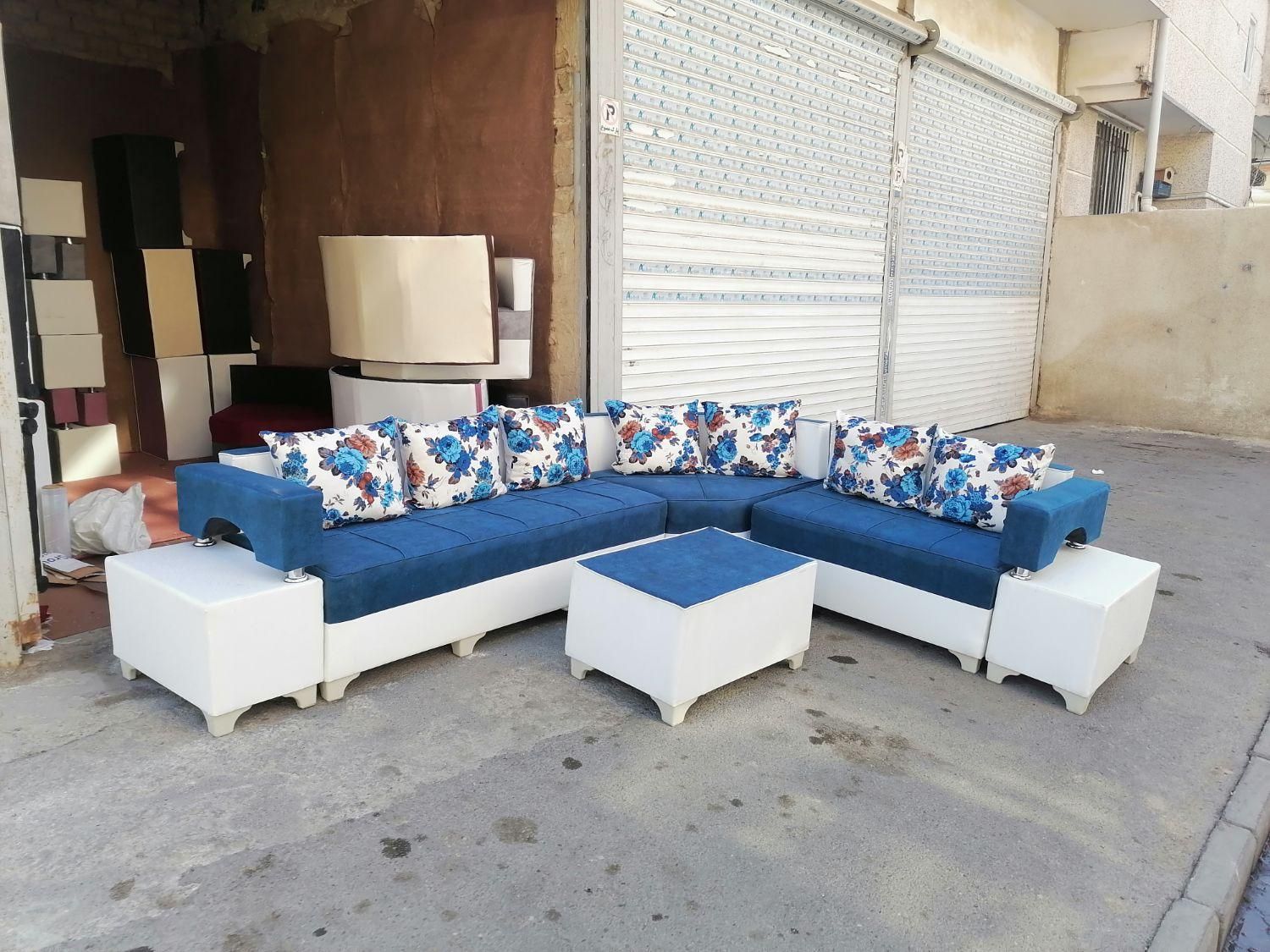 مبل ال دسته دوبل|مبلمان خانگی و میز عسلی|مشکین‌دشت, |دیوار