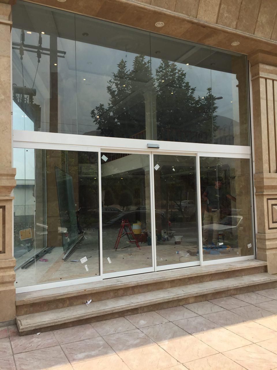 فروش تخصصی درب اتوماتیک شیشه ای با گارانتی|مصالح و تجهیزات ساختمان|کرج, اتحاد|دیوار