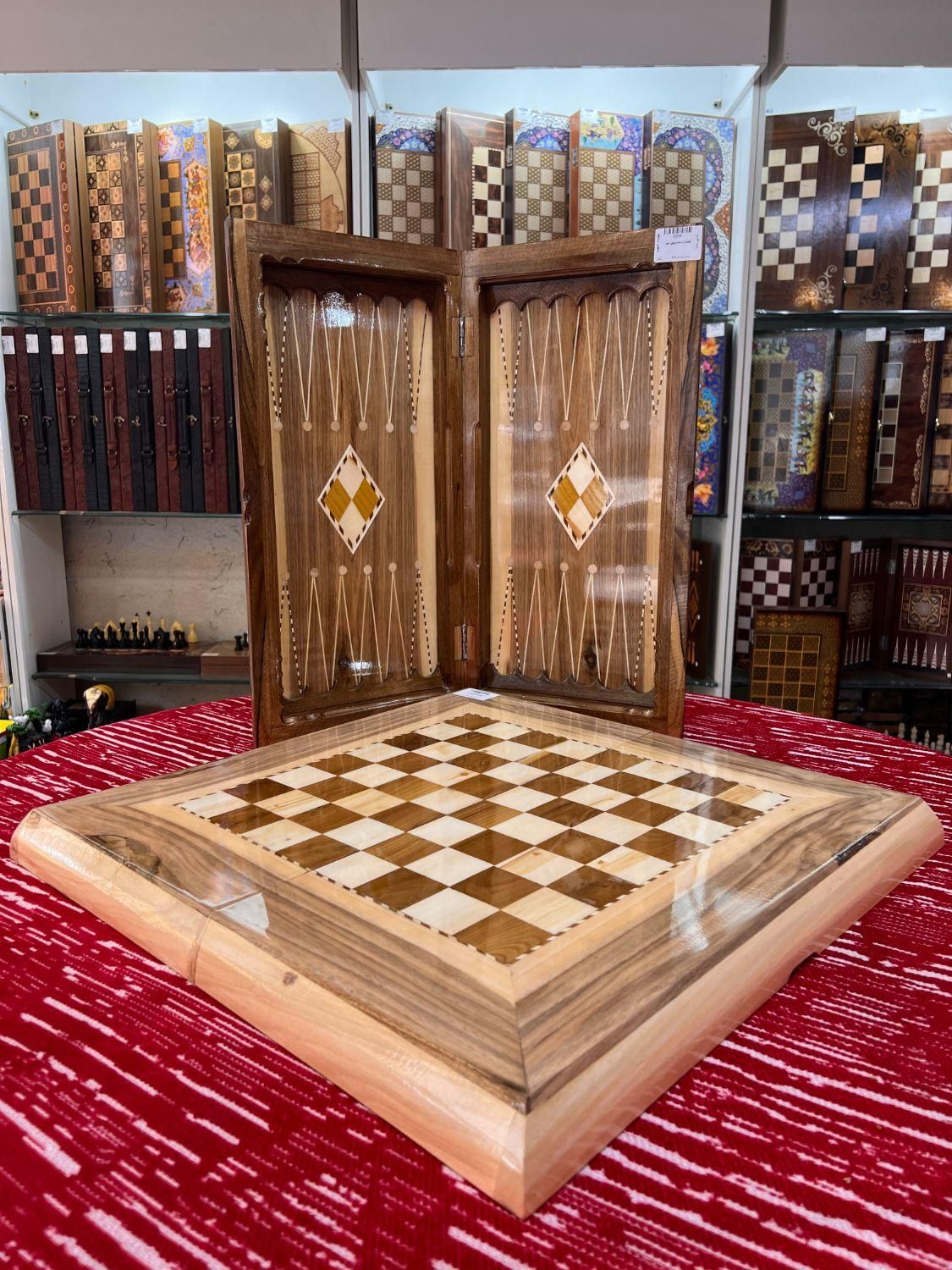 فروش تخته نرد تمام گردو دست ساز معرق|اسباببازی|تهران, امام زاده حسن|دیوار
