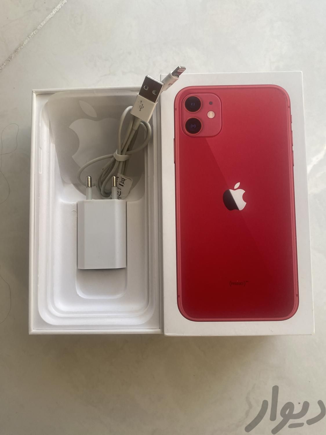 فروش یا معاوضه آیفون۱۱ 64 Apple iPhone11 Red|موبایل|صفادشت, |دیوار