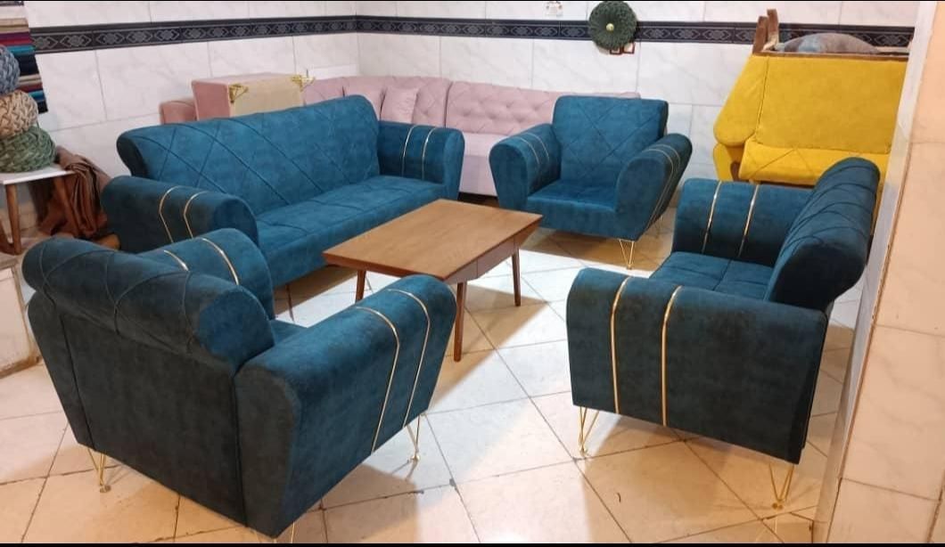 مبل « آدرینا » جهیزیه عروس پارکر (تولیدی ارزانکده)|مبلمان خانگی و میز عسلی|خرم‌آباد, |دیوار