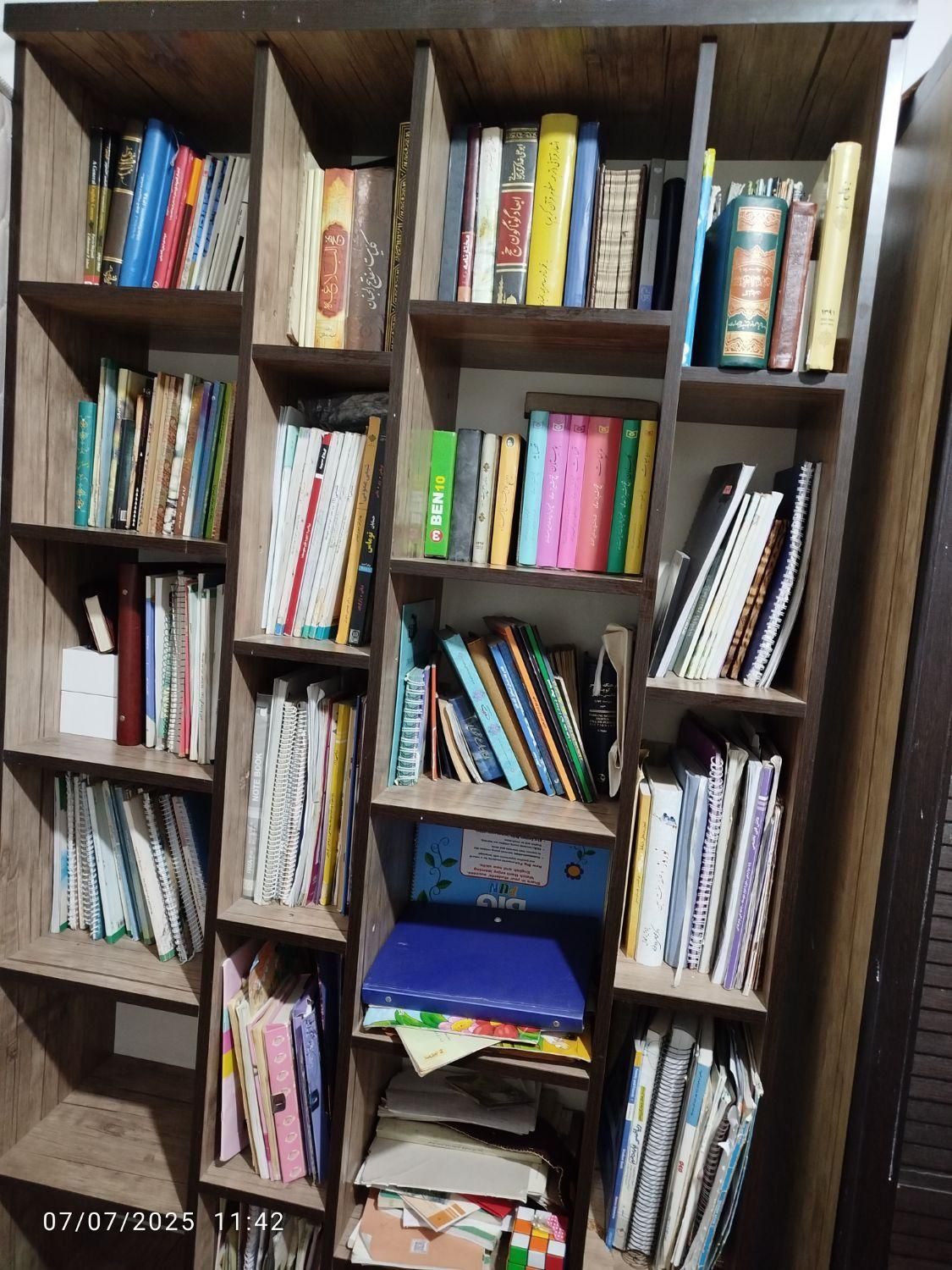 کتابخانه وسرویس خواب|کتابخانه، شلف، قفسه‌های دیواری|نسیم‌شهر, |دیوار