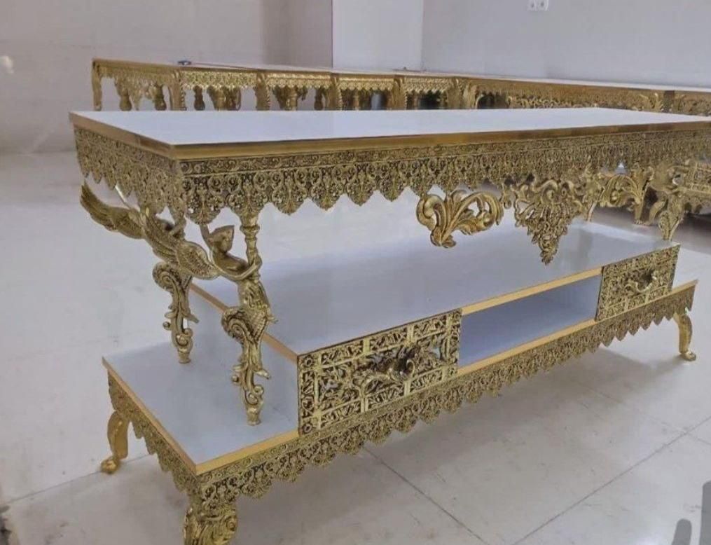 میز تلویزیون ال سی دی تی ویtv تلوزیون برنزی آلیاژ|میز تلویزیون|مشهد, ابوذر|دیوار