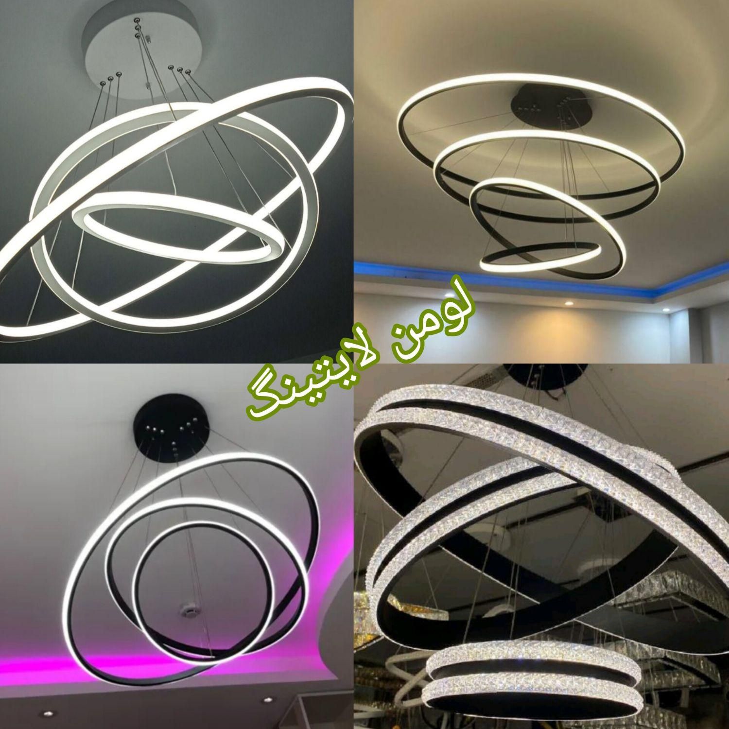 لوستر مدرن. طرح 3 لاین A3 و باقی مدلها|لوستر و چراغ آویز|تهران, خرمشهر|دیوار