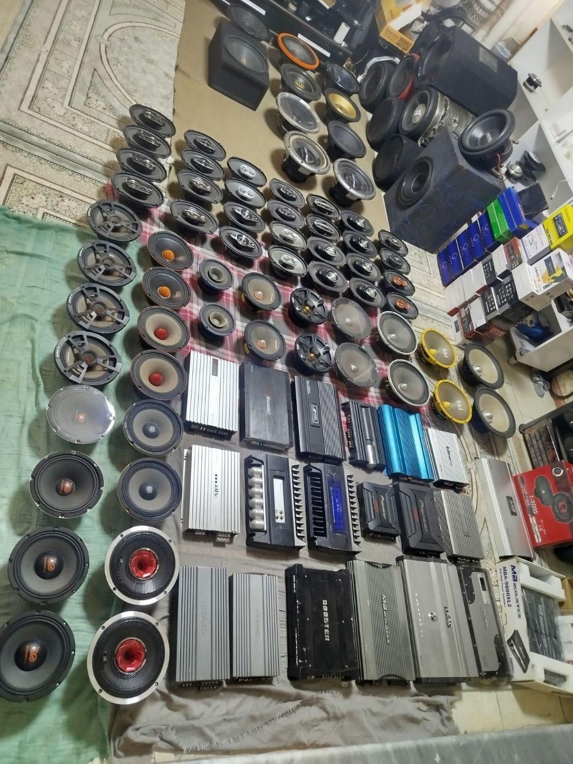 سیستم صوتی امپلی ساب ظبط باند میدرنج خازن مانیتور|قطعات یدکی و لوازم جانبی|کرمانشاه, |دیوار