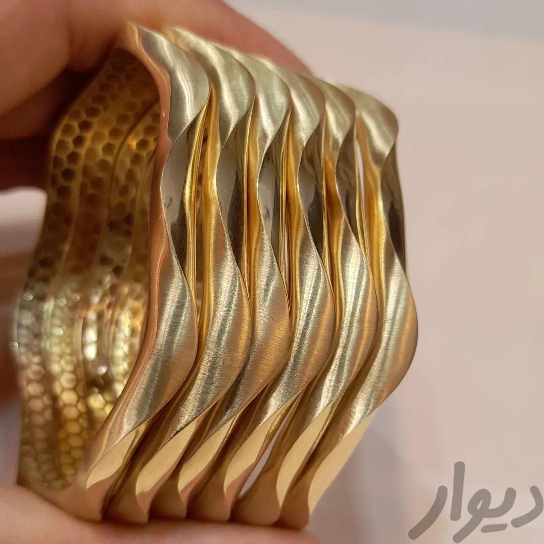 طرح خرید النگو طلا فیوژن ساده|جواهرات|اصفهان, جوباره|دیوار