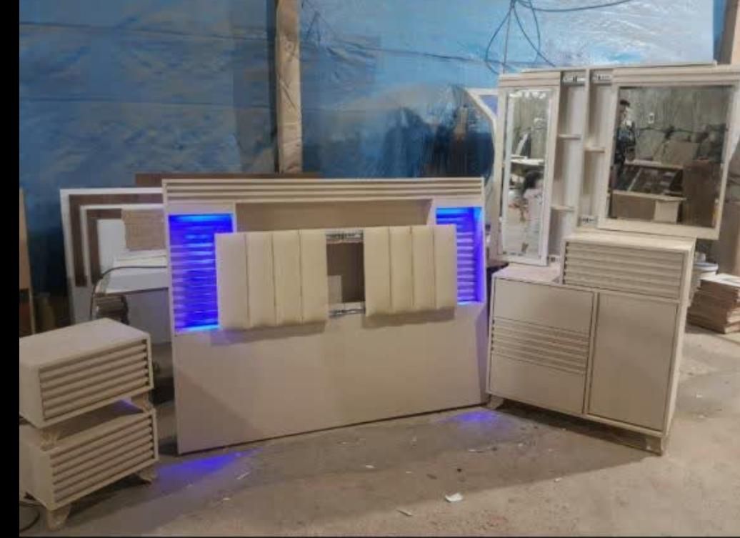 سرویس خواب کامل خطی|تخت و سرویس خواب|کرمان, |دیوار