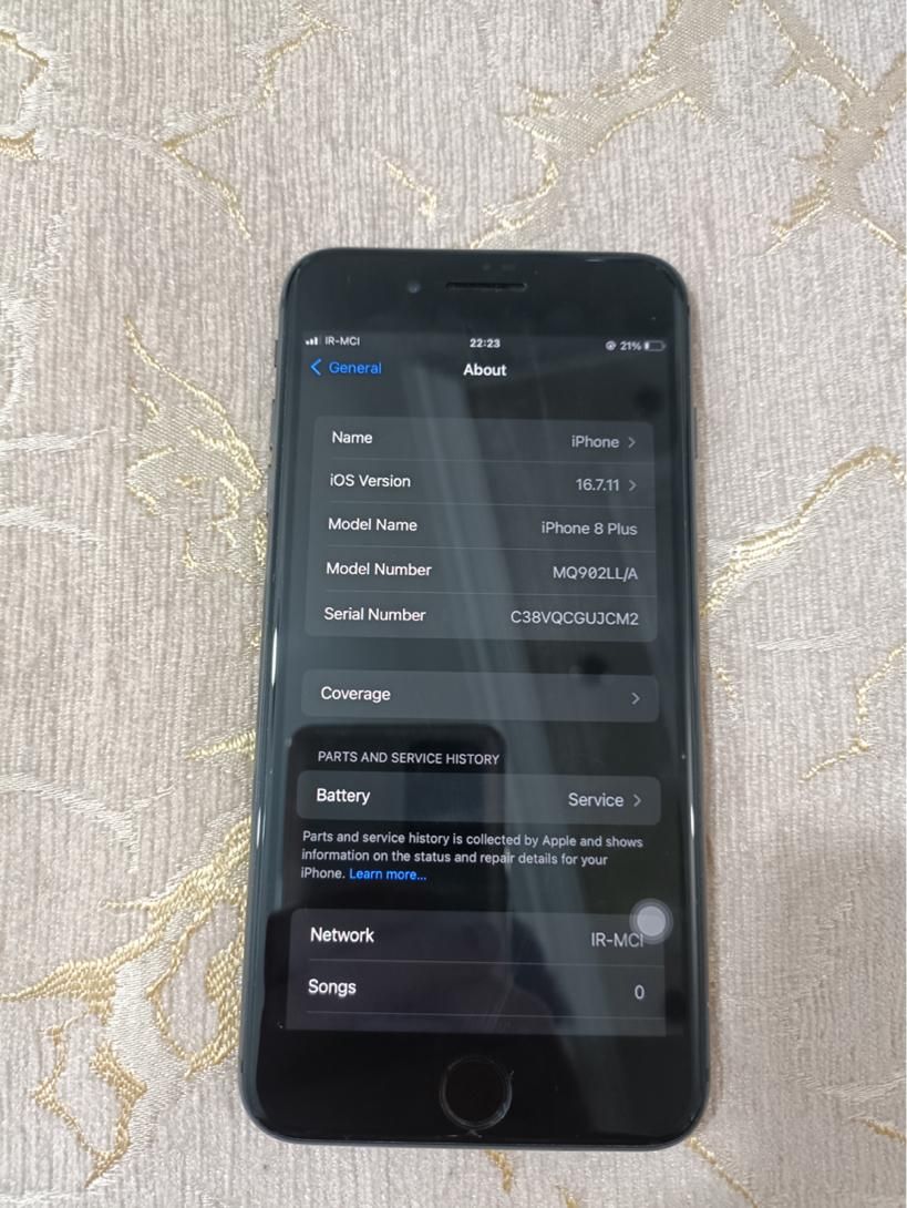 اپل iPhone 8 Plus با حافظهٔ ۶۴ گیگابایت|موبایل|سنندج, |دیوار
