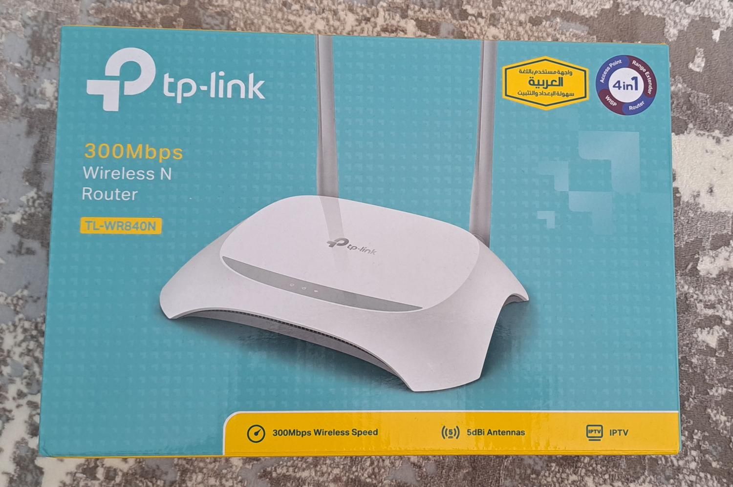 روتر  رادیویی بی سیم 300Mbps تی پی-لینک|مودم و تجهیزات شبکه|کرمان, |دیوار