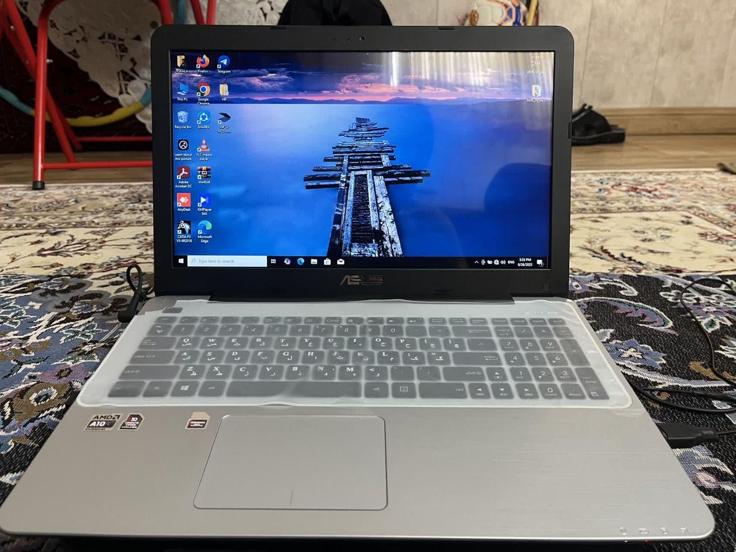 لپتاب asus x550z بسیار نو ولاکاغذی مناسب همه کار|رایانه همراه|اصفهان, ابر|دیوار