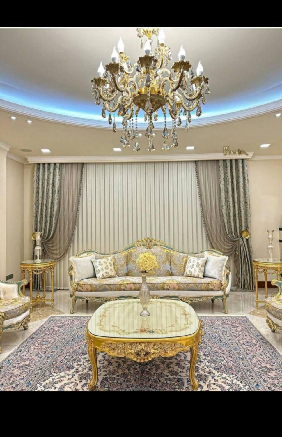 پرده ورساچ با اقساط بلند مدت بدون پیش|پرده، رانر، رومیزی|مشهد, شهرک رازی (شهرک غرب)|دیوار