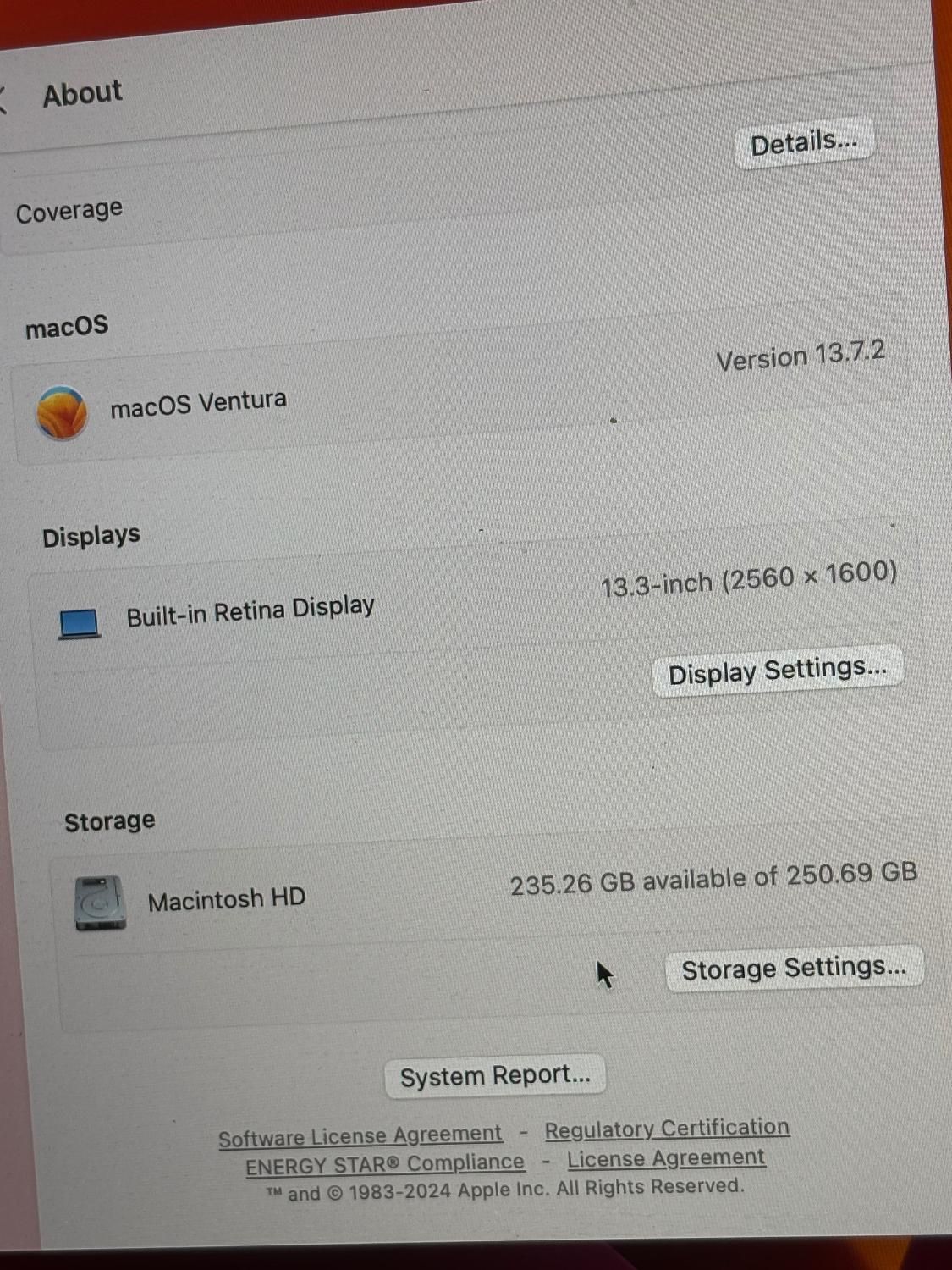 لپتاپ macbook pro|رایانه همراه|تهران, سپهر|دیوار