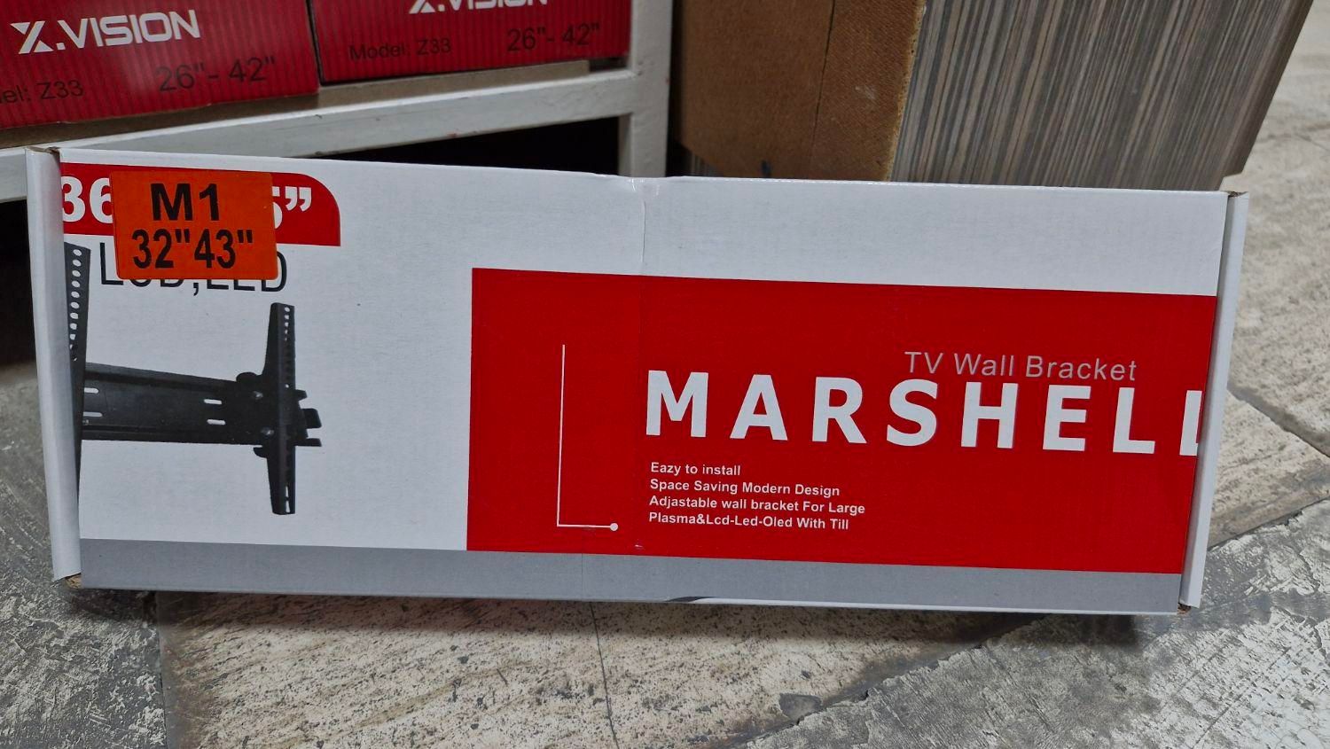 پایه دیواری تلویزیون مارشال سایز بزرگ|تلویزیون و پروژکتور|اسلامشهر, |دیوار