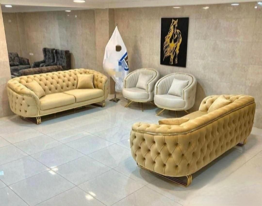 مبل لاکچری اقساط با چک ** مبلمان ترک **|مبلمان خانگی و میز عسلی|خرمآباد, |دیوار