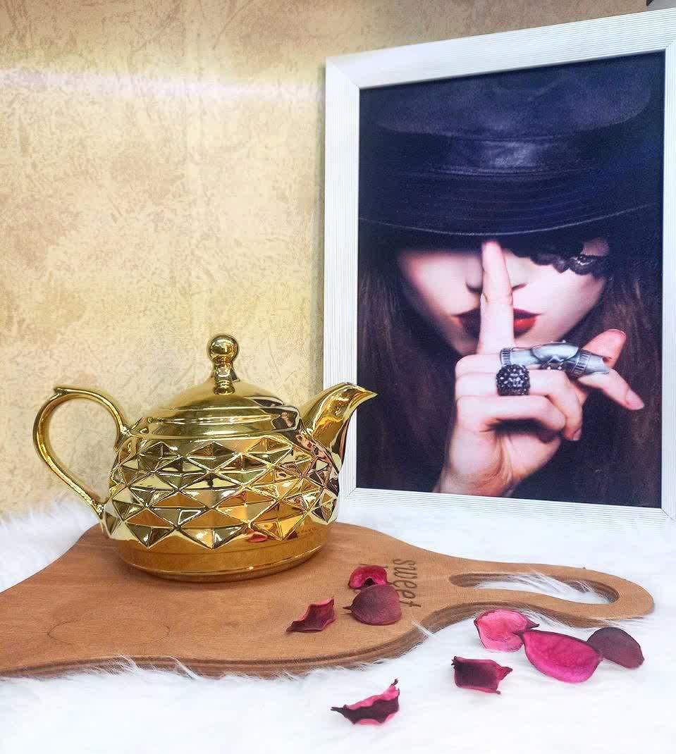 قوری چینی درسه رنگ|قوری، کتری، قهوه‌ساز دستی|مشهد, کوی سیدی|دیوار