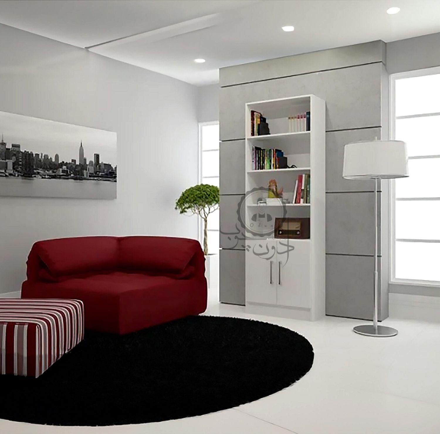 کتابخانه و قفسه کتاب مدل برسام|کتابخانه، شلف، قفسههای دیواری|تبریز, |دیوار