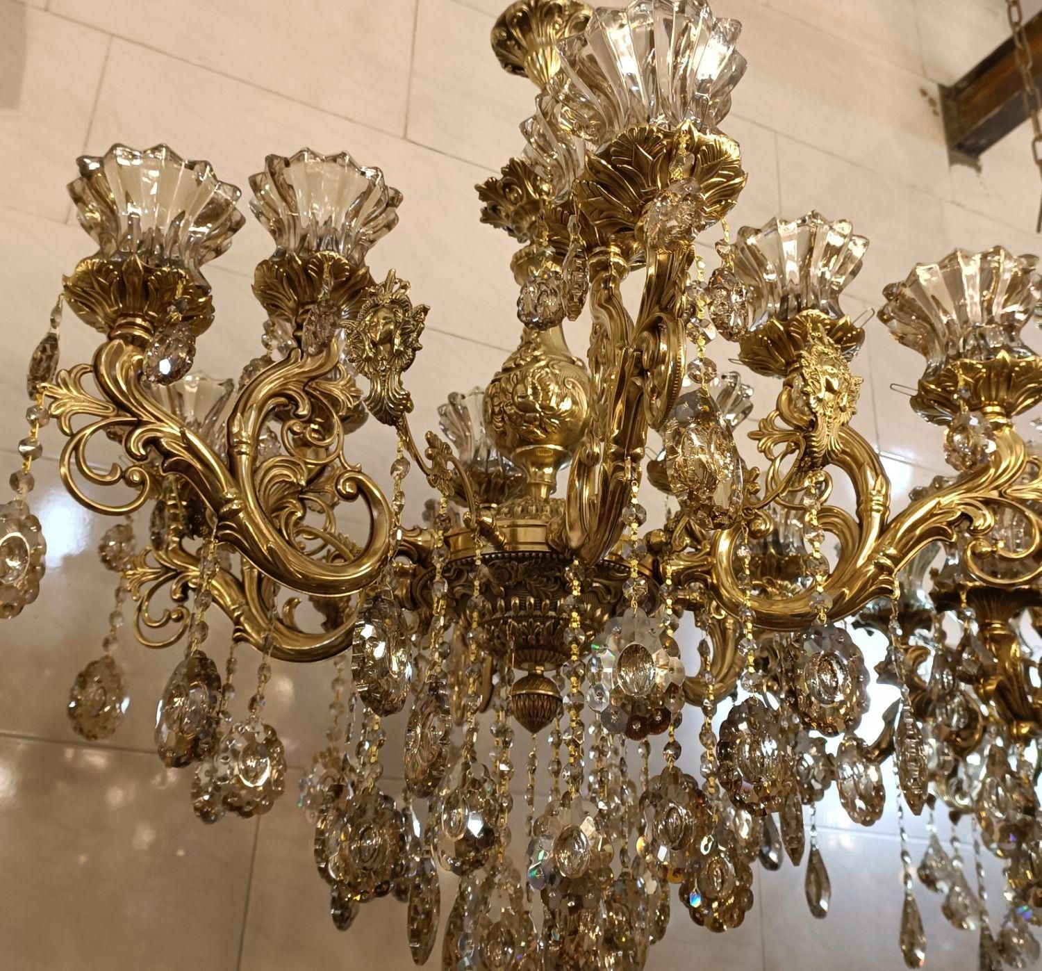 لوستر برنز. مدل پروانه ۶۴۸|لوستر و چراغ آویز|قم, آزادگان|دیوار