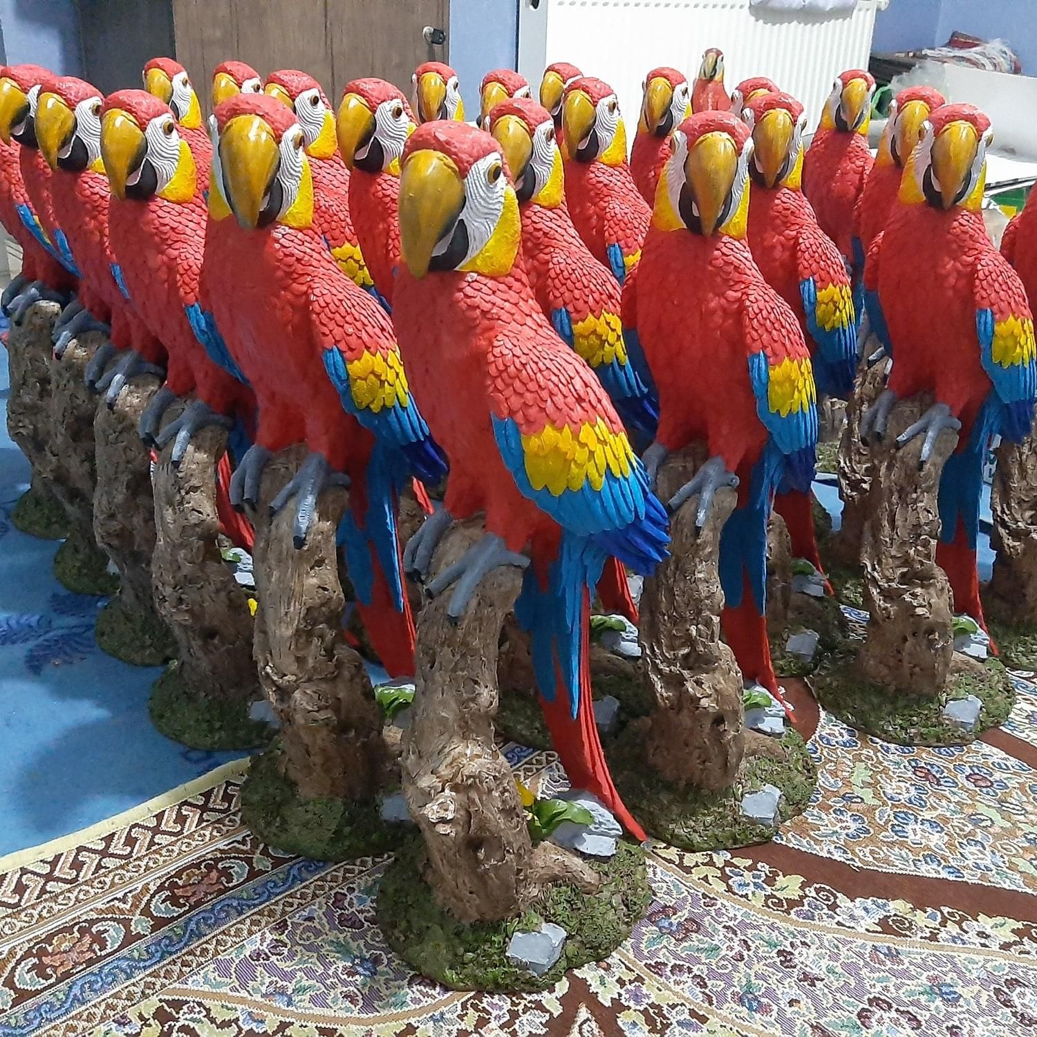 مجسمه طوطی ( مجسمه سازی اطمانی)|مجسمه، تندیس، ماکت|مشهد, رستگار|دیوار