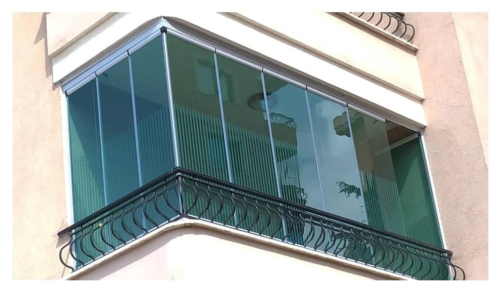 شیشه بالکنی ریلی،آکاردئونی،بالکن شیشه ای تاشو|مصالح و تجهیزات ساختمان|کرج, عظیمیه|دیوار