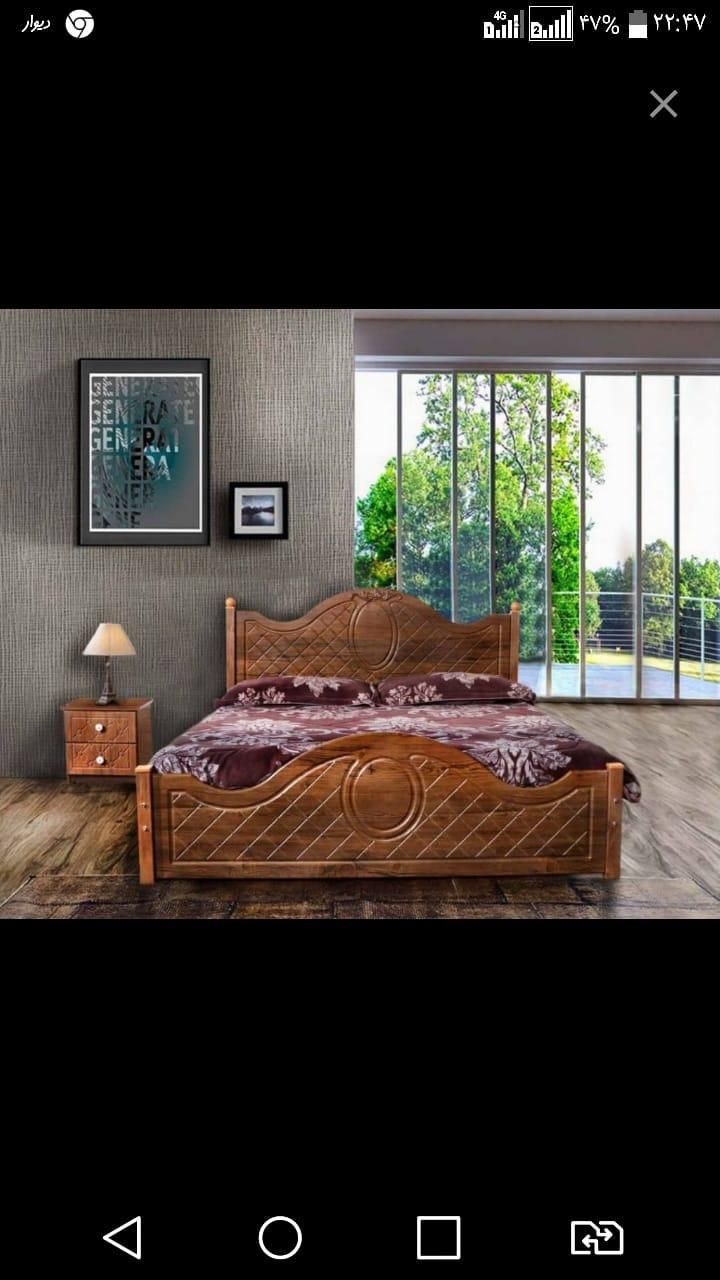 تخت مدل ارامش کد ۱۱۱|تخت و سرویس خواب|رشت, استقامت ۱|دیوار