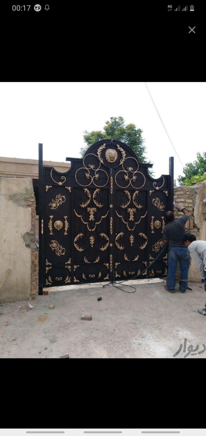 درب تاج خورشیدی باغی۸۳ پنجره۸۳سرویس حیاطی انبار ۸۳|مصالح و تجهیزات ساختمان|شهریار, |دیوار