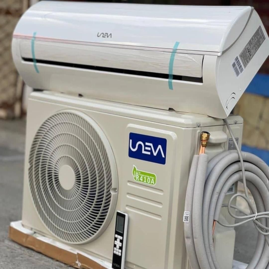 اسپیلت 18000 یونیوا موتور بزرگ طلایی اصل آکبند|کولر گازی و فن‌کوئل|چابهار, |دیوار