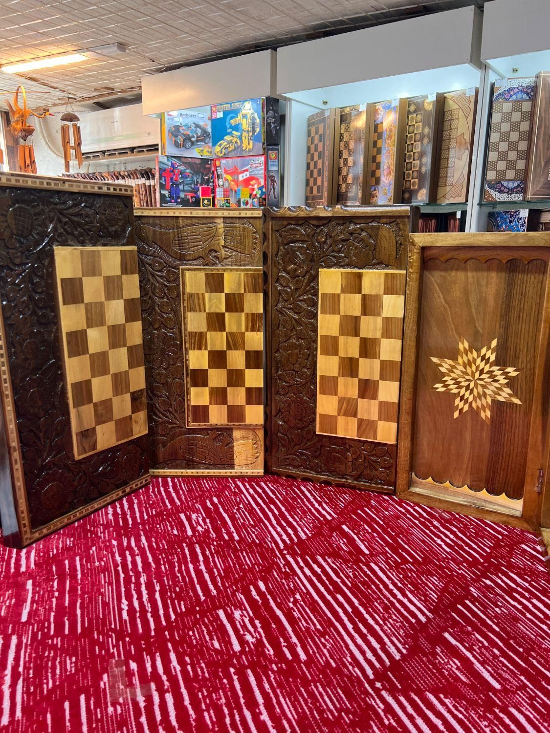 فروش تخته نرد تمام گردو دست ساز معرق|اسباببازی|تهران, امام زاده حسن|دیوار