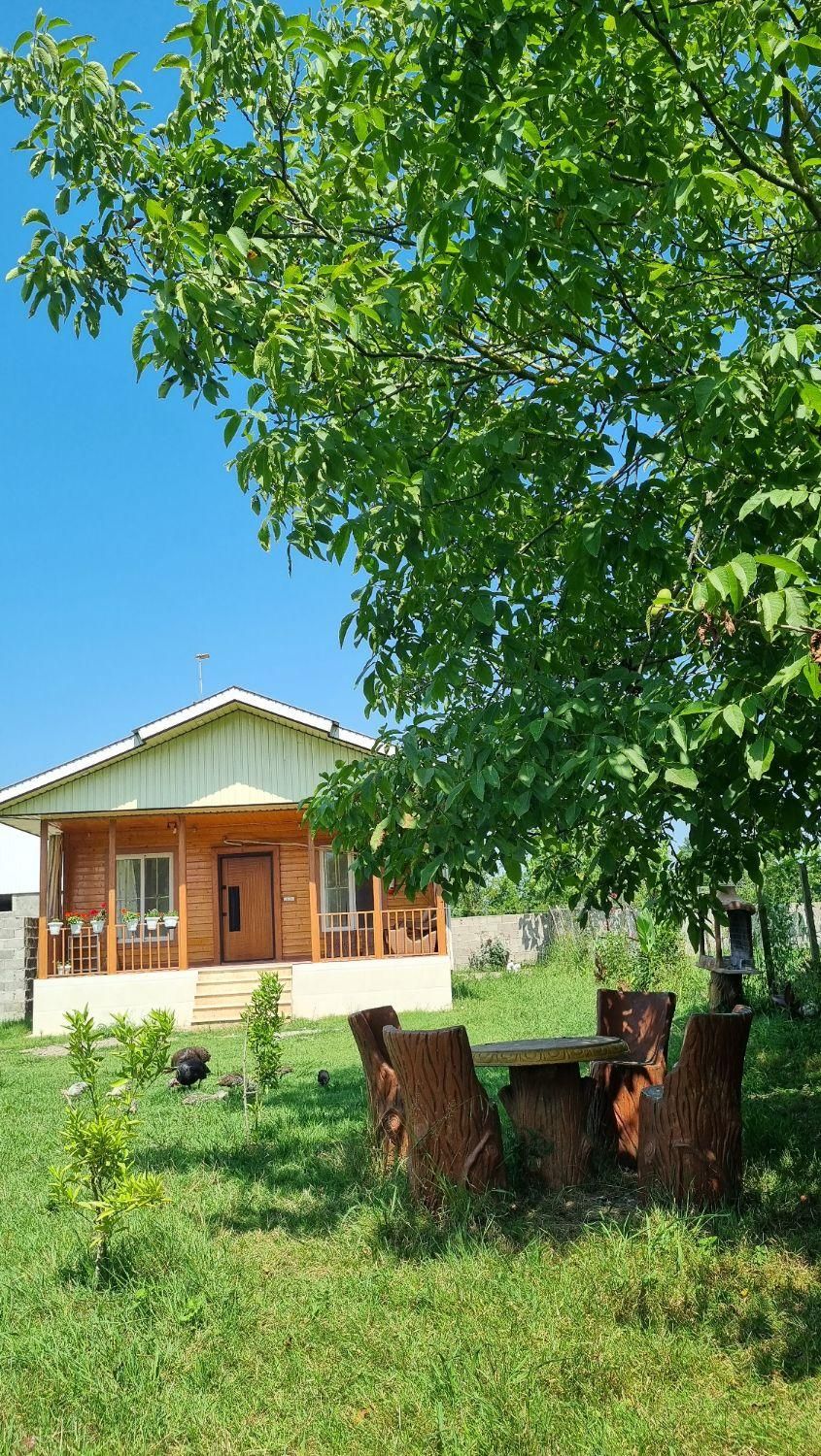 کلبه چوبی دو خواب آلاچیق دار ماسال|اجارهٔ کوتاهمدت ویلا و باغ|ماسال, |دیوار