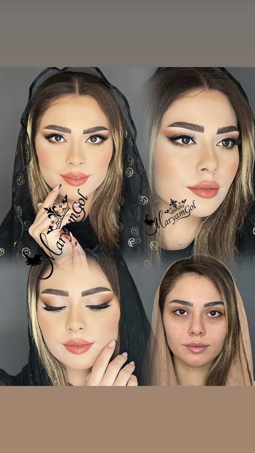 میکاپ و شنیون رنگ و لایت .آموزش کلیه لاینها|خدمات آرایشگری و زیبایی|مشهد, کوی سیدی|دیوار