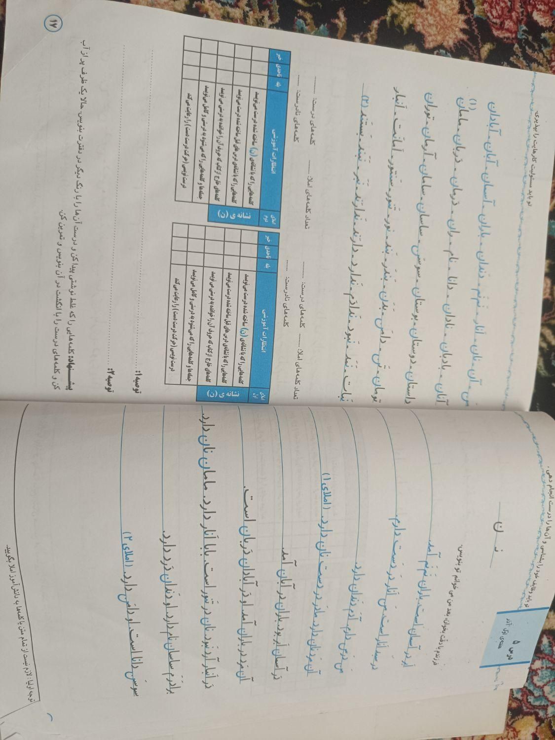 دیکته-۵تاکتاب روانخوانی کلاس اول -حروف آهنربایی|کتاب و مجله آموزشی|تهران, ابوذر|دیوار