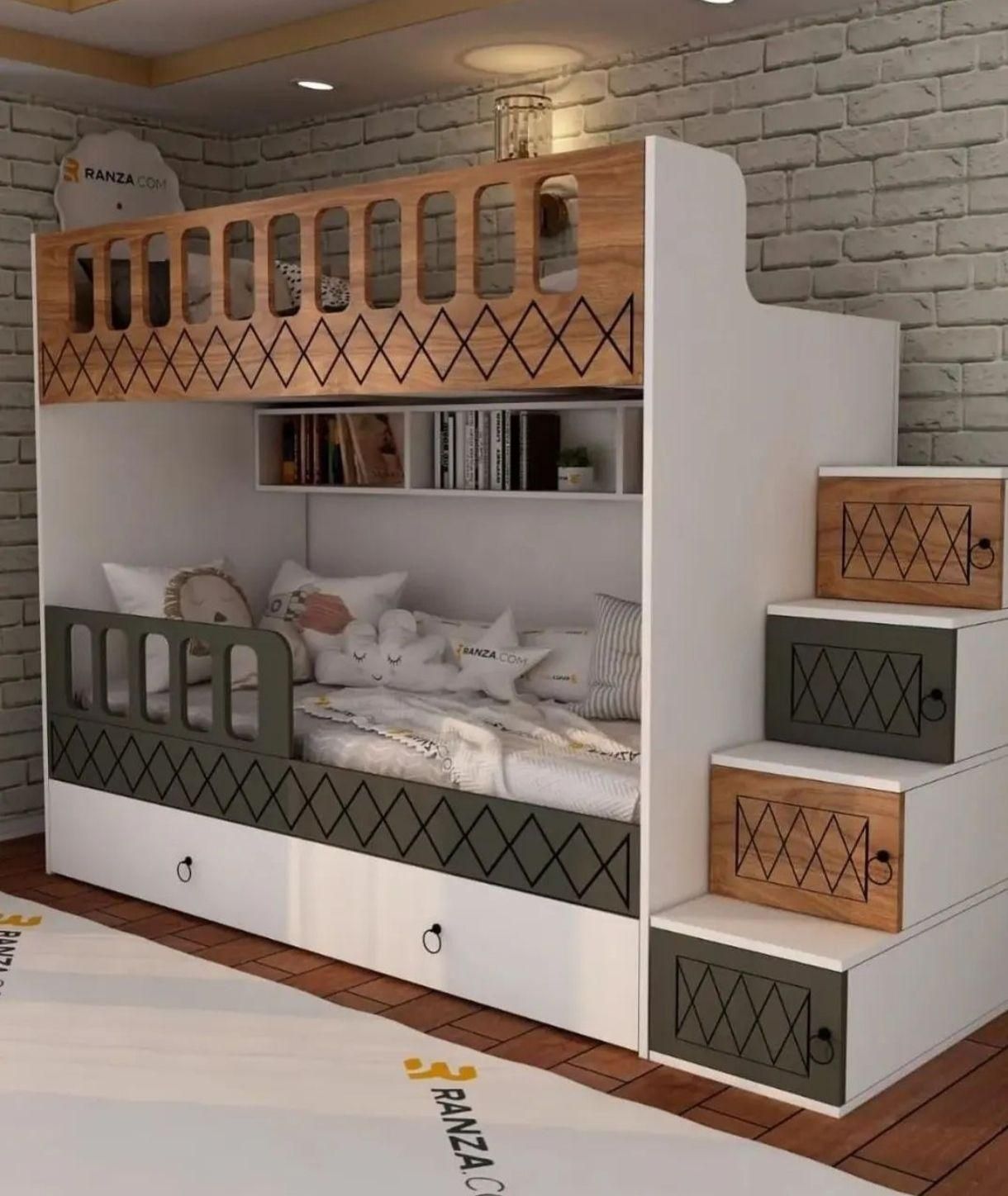 تخت خواب دوطبقه مدل دیبا تختخواب سیسمونی|تخت و سرویس خواب|تبریز, |دیوار