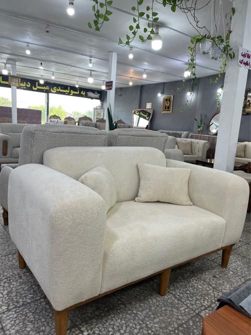 مبل راحتی مدرن هفت نفره دیبا با گارانتی اصالت|مبلمان خانگی و میز عسلی|رشت, عینک|دیوار