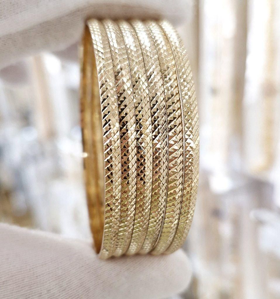 (فروشگاه بدلیجات آمیتیس) النگو 3 میل طلا روسی اصل|بدلیجات|تبریز, |دیوار