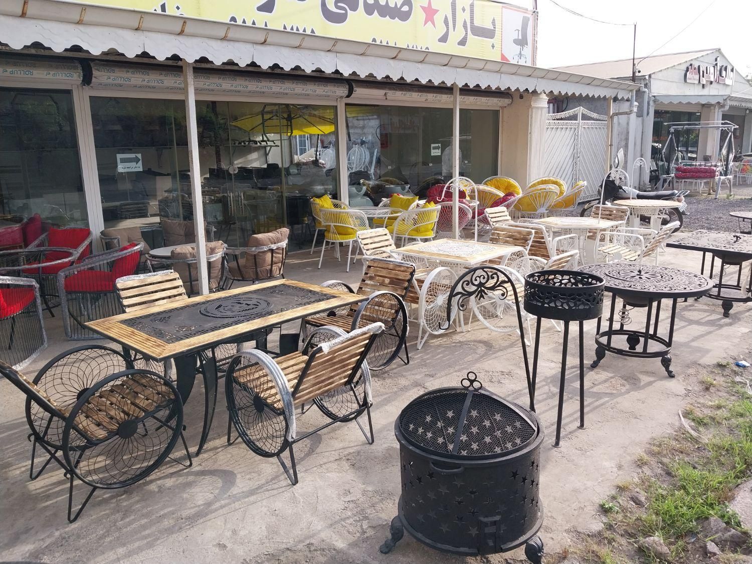 میز و صندلی ویلایی تاب ویلایی چتر آفتابگیر|میز و صندلی غذاخوری|رضوانشهر, |دیوار