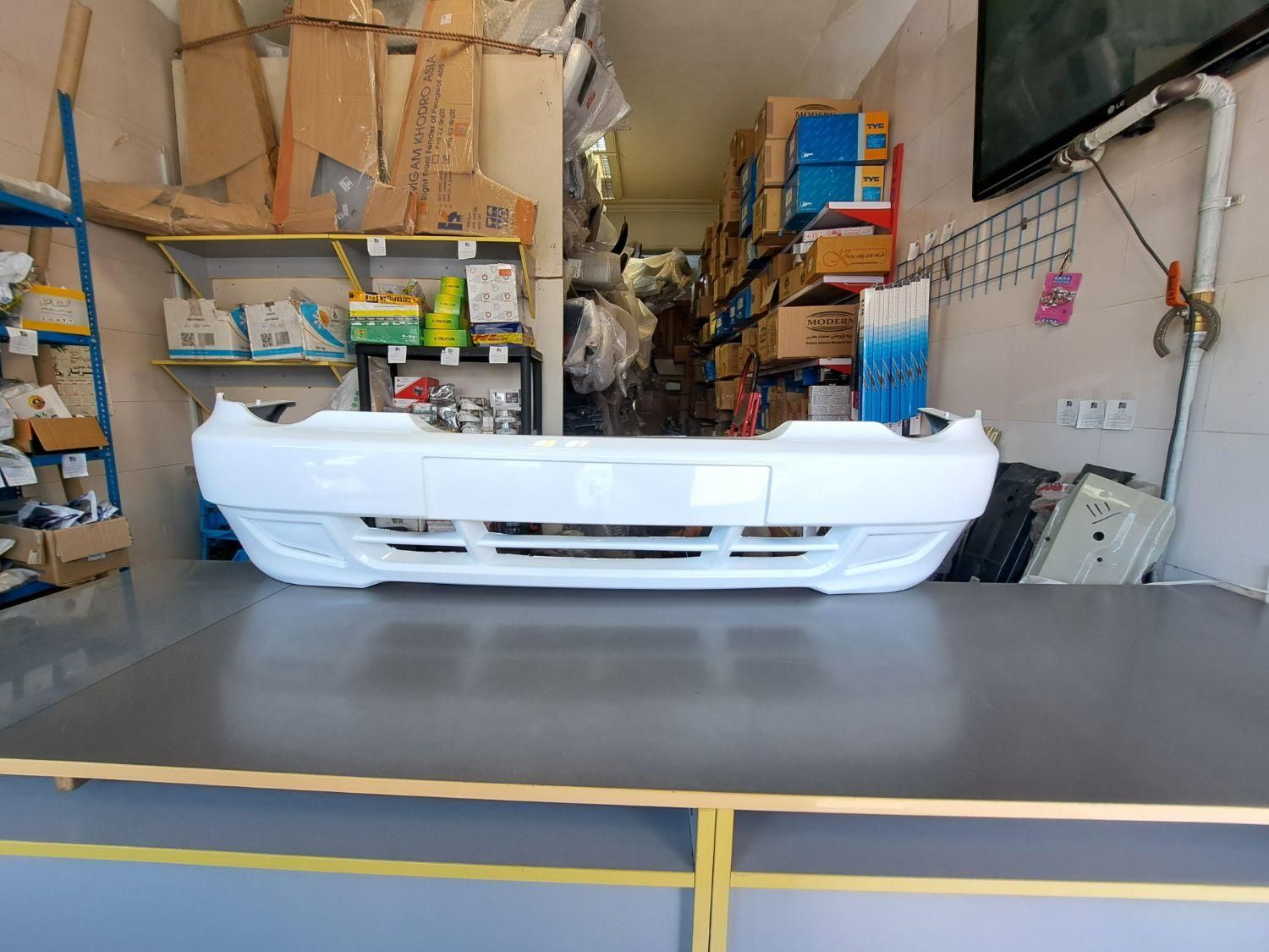 سپر جلو پراید ۱۳۲ ۱۱۱ رنگی (آکبند)|قطعات یدکی و لوازم جانبی|کرج, گلشهر|دیوار