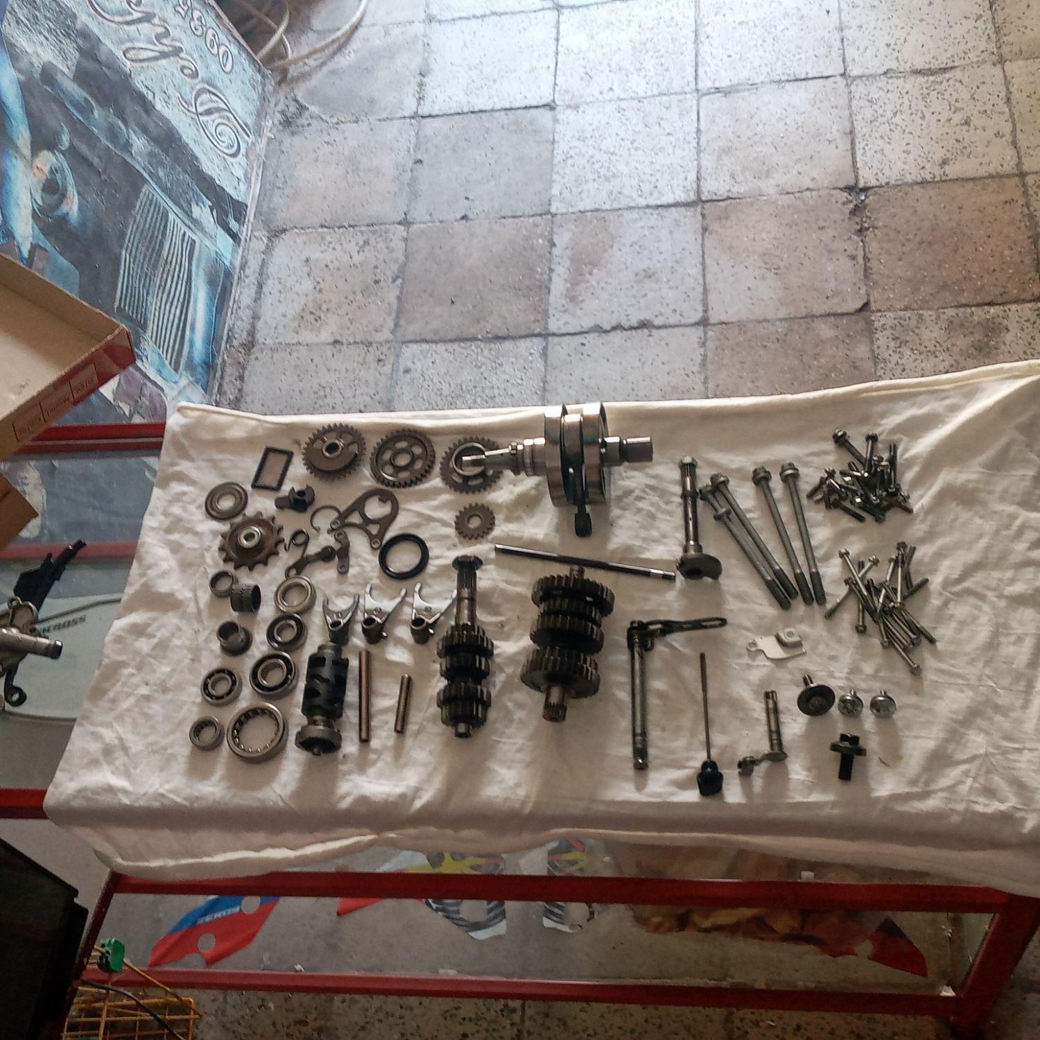 لوازم استوک کراس 250  rmz 250  crf|قطعات یدکی و لوازم جانبی|تهران, آبشار|دیوار