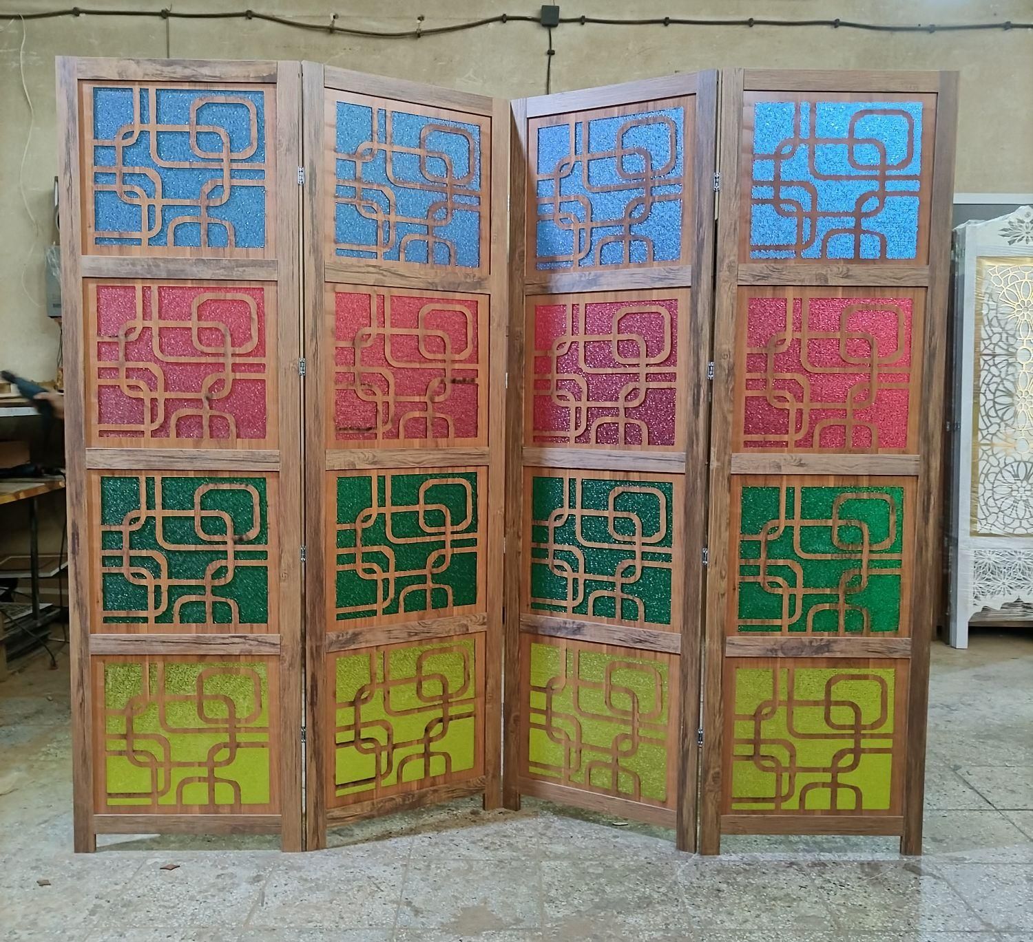 طلق دار پاراوان رنگی جدا کننده پارتیشن عرض 55|صنایع دستی و سایر لوازم تزئینی|تهران, خاوران|دیوار