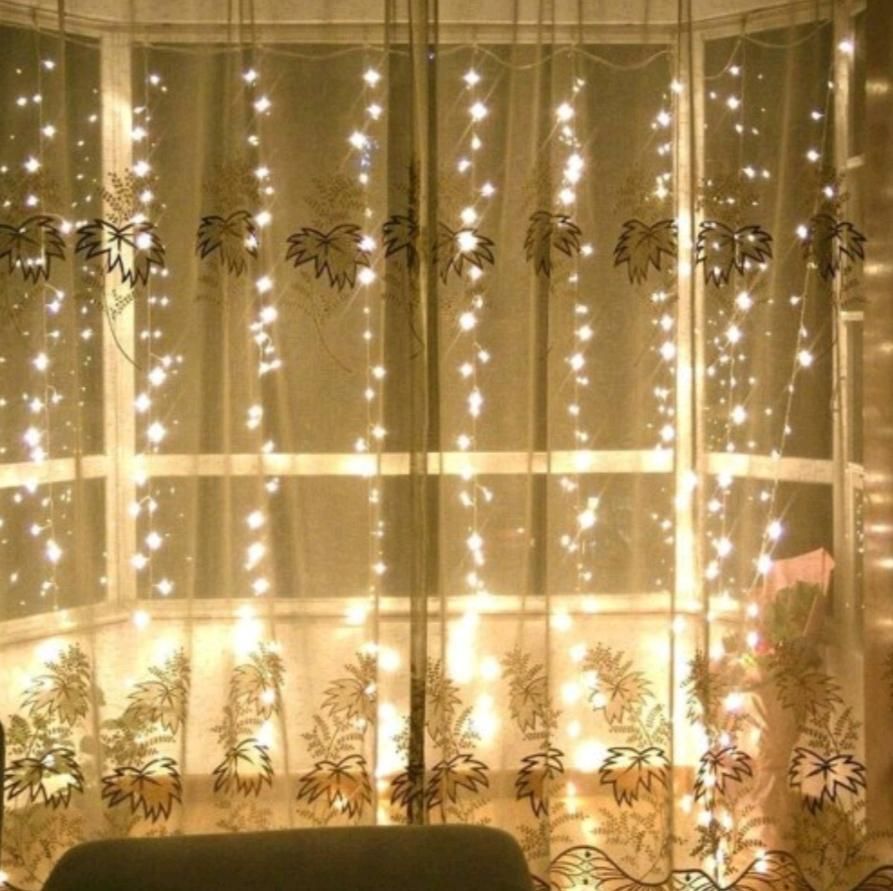 ریسه پرده ای سوزنی ۳ متری 16 آویز|ریسه و چراغ تزئینی|تهران, وحیدیه|دیوار