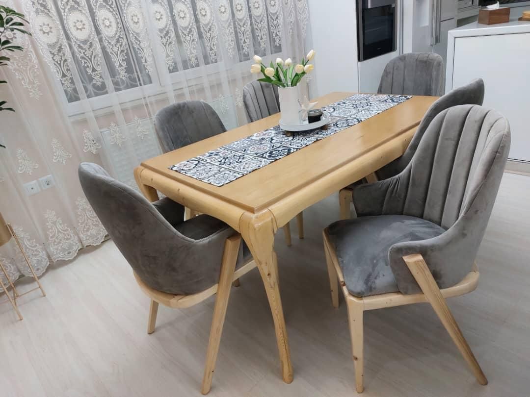 میزنهارخوری مدل سبدی چوبی|میز و صندلی غذاخوری|تهران, شهید رجایی|دیوار