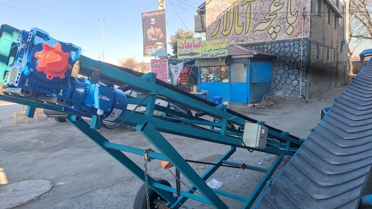 کانوایر عرض60بالابرهای پله ای نوار تسمه. نقاله|ماشین‌آلات صنعتی|تبریز, |دیوار