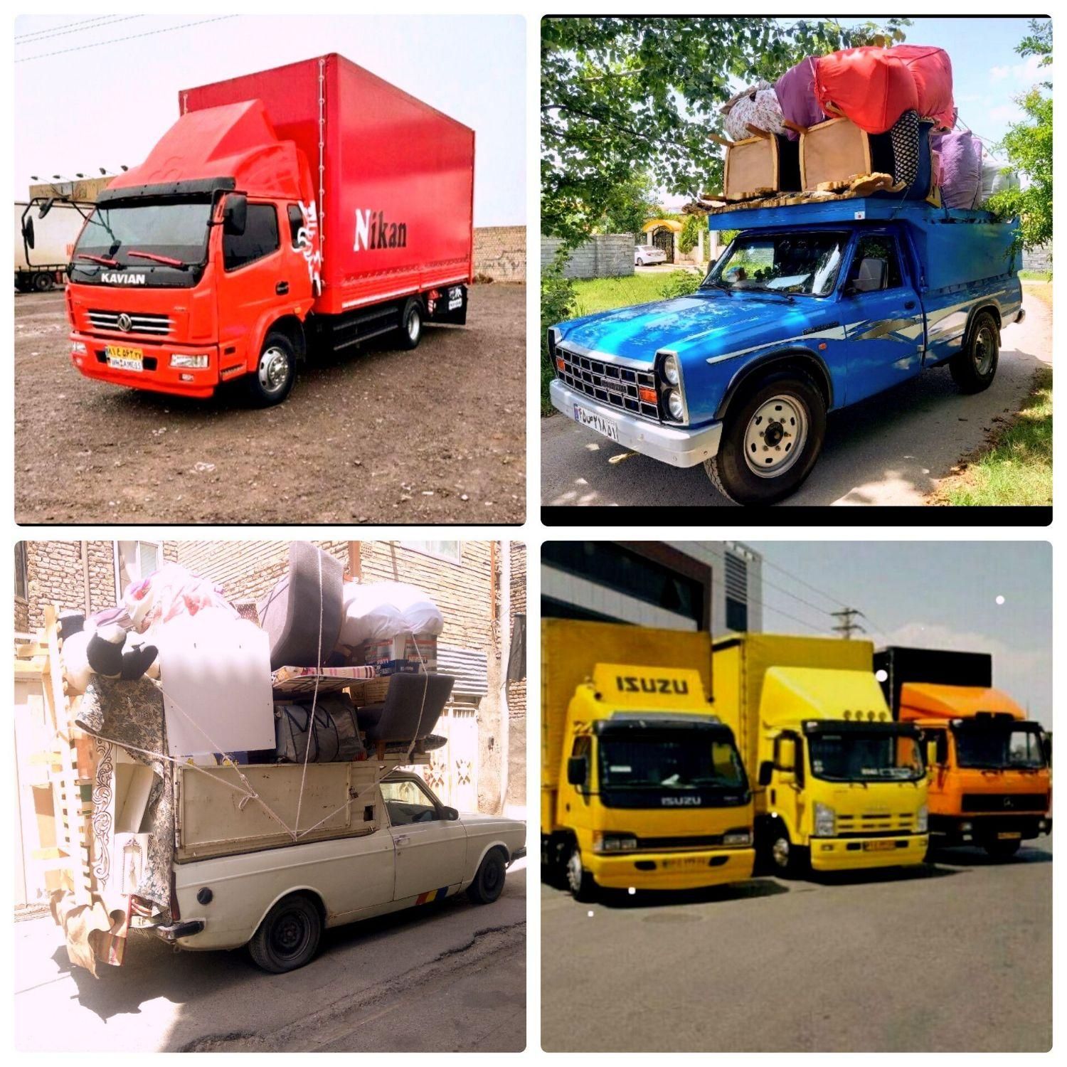 وانت تلفنی نیسان وانت بار خاورکارگرحمل ساید،مبلمان|خدمات حمل و نقل|مشهد, طبرسی شمالی|دیوار