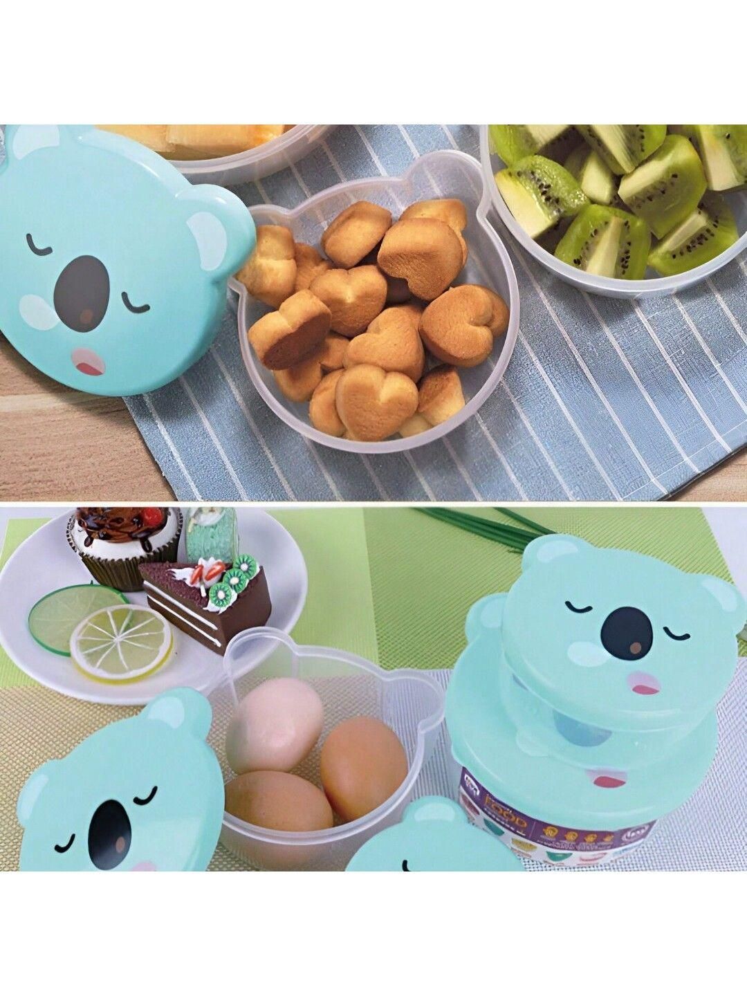 ظرف غذای چهار عددی کودک|ظروف نگهدارنده، پلاستیکی، یکبارمصرف|ارومیه, |دیوار