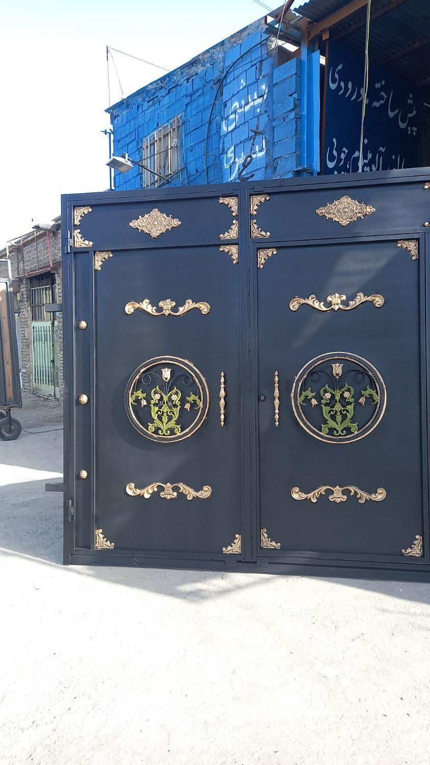 درب فرفورژه درب دروازه درب باغی|مصالح و تجهیزات ساختمان|مشهد, رسالت|دیوار
