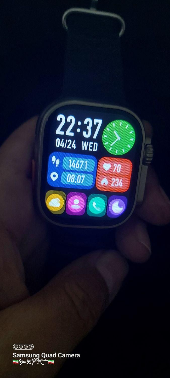 ساعت هوشمند اولترا واچ ۹ به همراه پاوربانک|لوازم جانبی موبایل و تبلت|قم, بلوار امین|دیوار